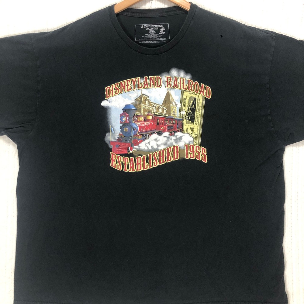 Disney Parks Disneyland Railroad Established 1955 Cast Exclusive Shirt XXXL